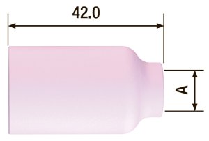 FUBAG Сопло керамическое для газовой линзы №7 ф11 FB TIG 17-18-26 (2 шт.) в Петрозаводске фото