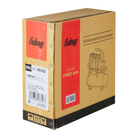 Компрессор безмасляный малошумный FUBAG Свободный Воздух (Free Air) 170/9/1.5 S в Петрозаводске фото