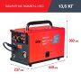 FUBAG Сварочный полуавтомат IRMIG 208 SYN PLUS (31447) + Маска сварщика Хамелеон IR 9-13N S (38072) + Сварочные краги на подкладке красные FWGN 10R (641180) в Петрозаводске фото