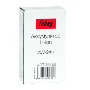 Аккумуляторная батарея FLI5S1P1202 Li-ion к бензиновым газонокосилкам FUBAG с электростартером и минирайдеру (20V/2Ah) в Петрозаводске фото