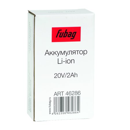 Аккумуляторная батарея FLI5S1P1202 Li-ion к бензиновым газонокосилкам FUBAG с электростартером и минирайдеру (20V/2Ah) в Петрозаводске фото