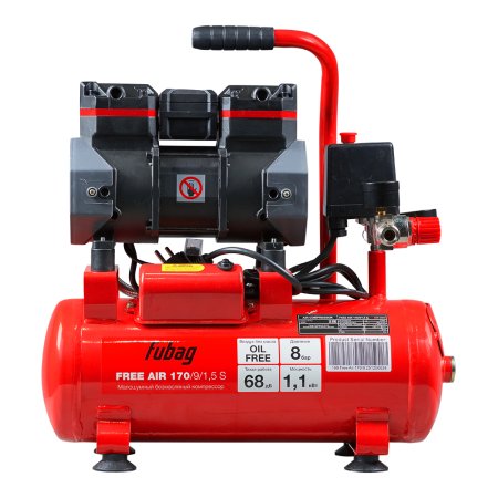 Компрессор безмасляный малошумный FUBAG Свободный Воздух (Free Air) 170/9/1.5 S в Петрозаводске фото