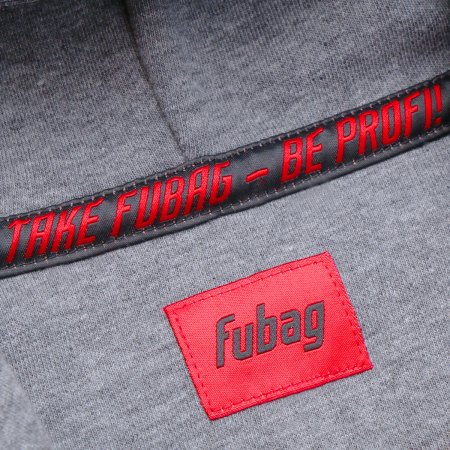Серо-красная толстовка Fubag с капюшоном  размер L в Петрозаводске фото