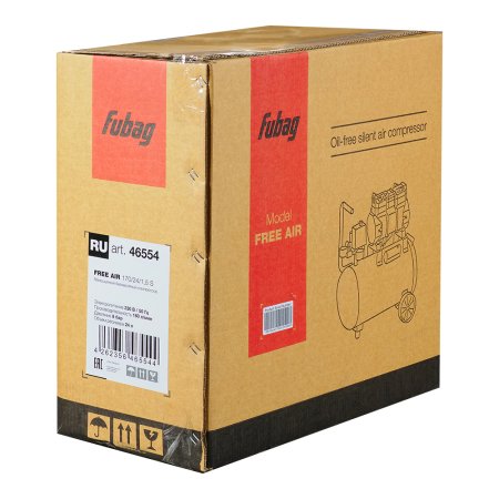Компрессор безмасляный малошумный FUBAG Свободный Воздух (Free Air) 170/24/1.5 S в Петрозаводске фото